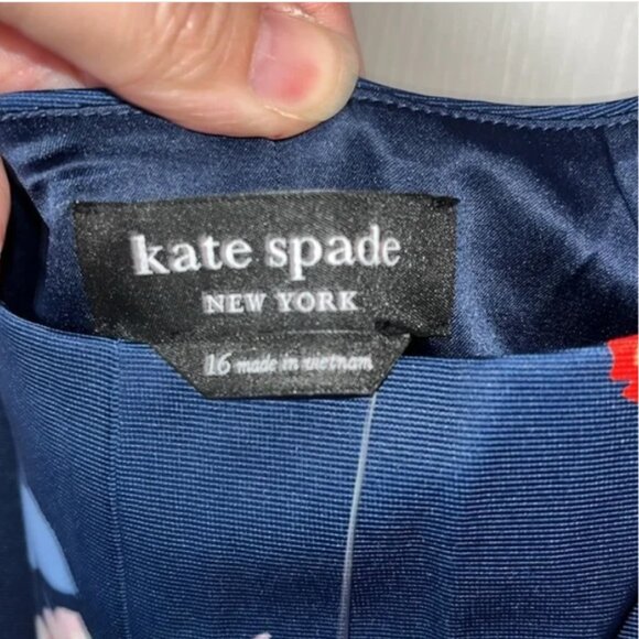 kate spade Dotty Floral Faille Dress 16 NWT - Picture 10 of 13